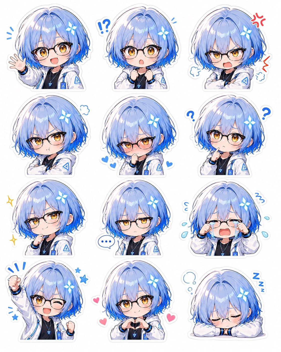A rare collection of visible emotions
